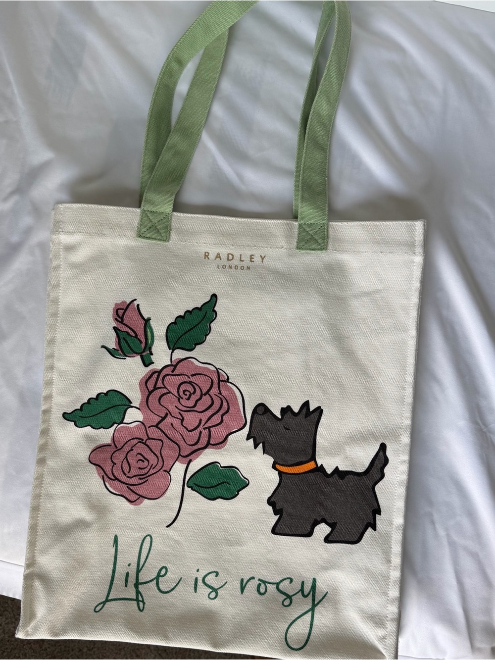 Radley London Monochrome Dog Pattern Tote - Picture 2 of 4